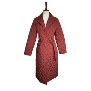 Garnett Hill Modern Longline Down Coat